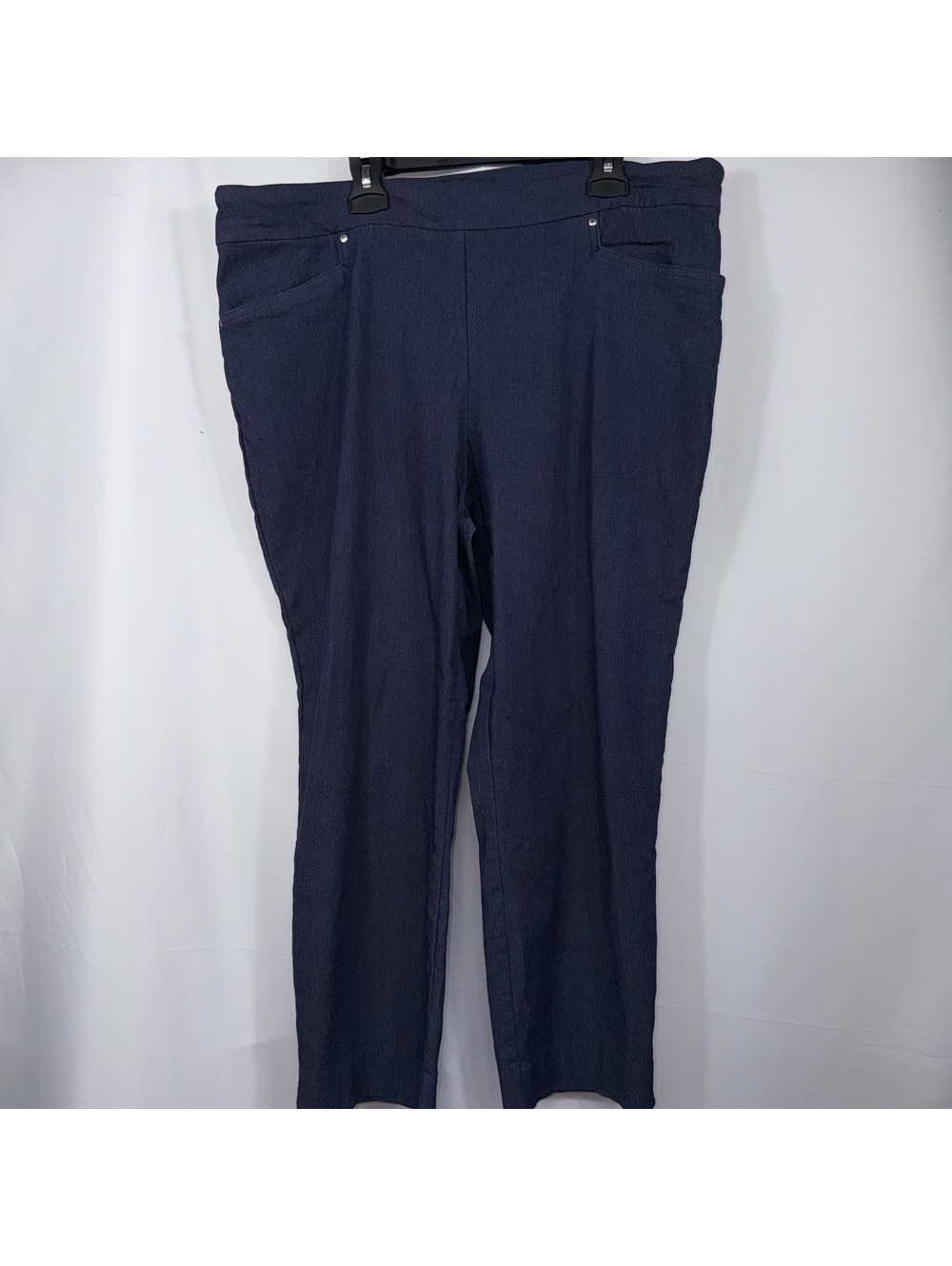 Hilary Radley XL Navy Pull-On Ankle Pants